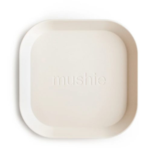 Square Dinnerware Plates, Set of 2