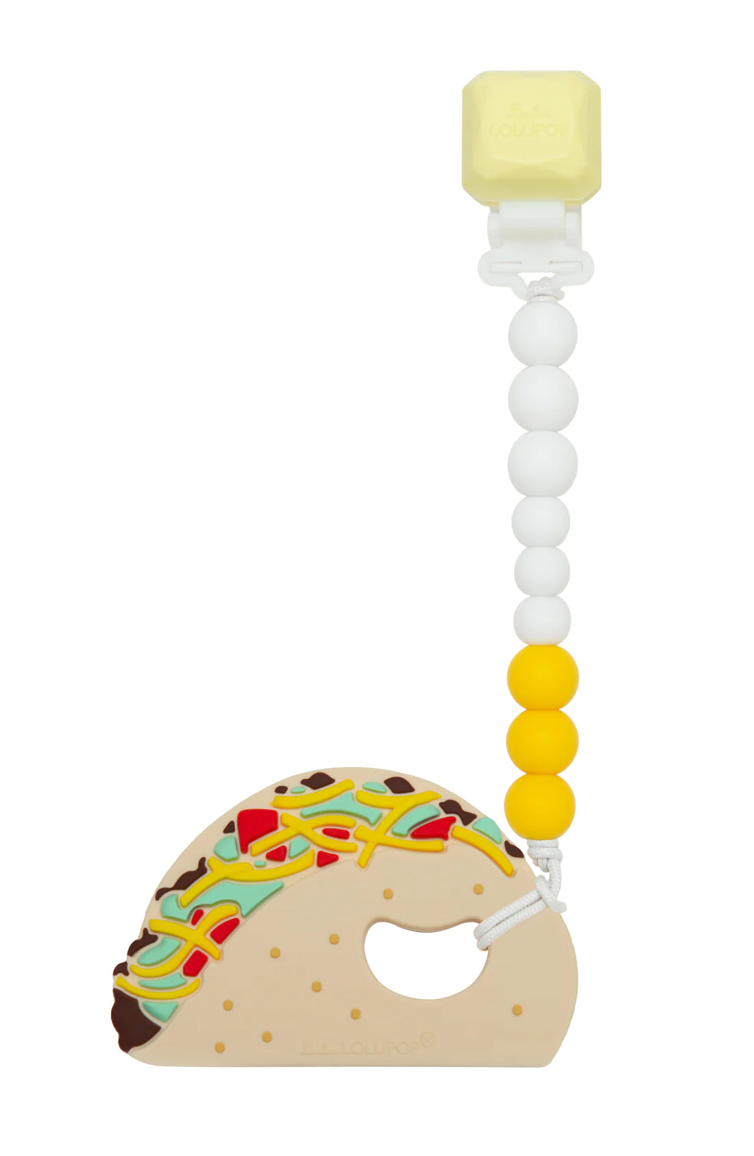 Silicone Teether Set - Taco