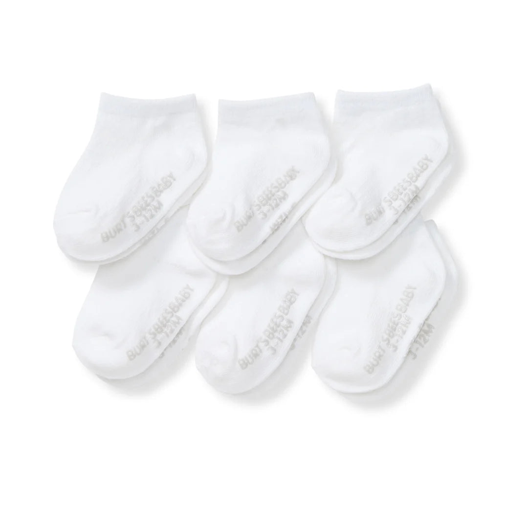 Solid Ankle Socks - 6 pk