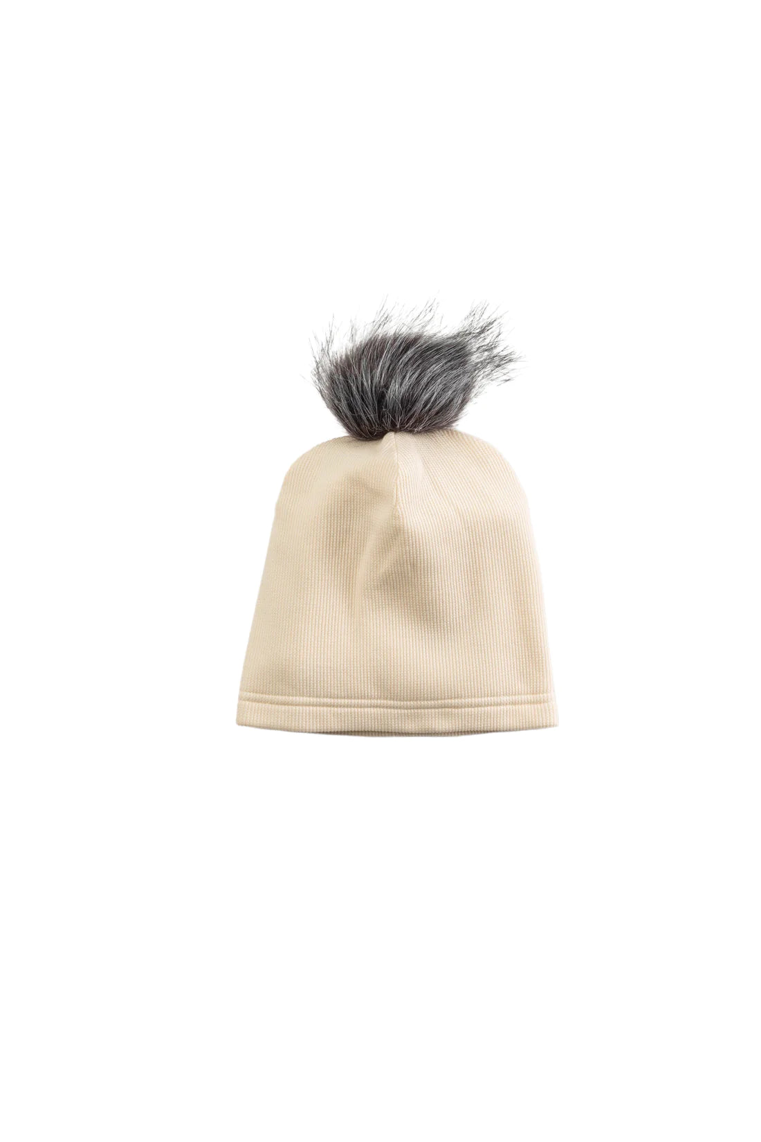 Waffle Pom Pom Hat