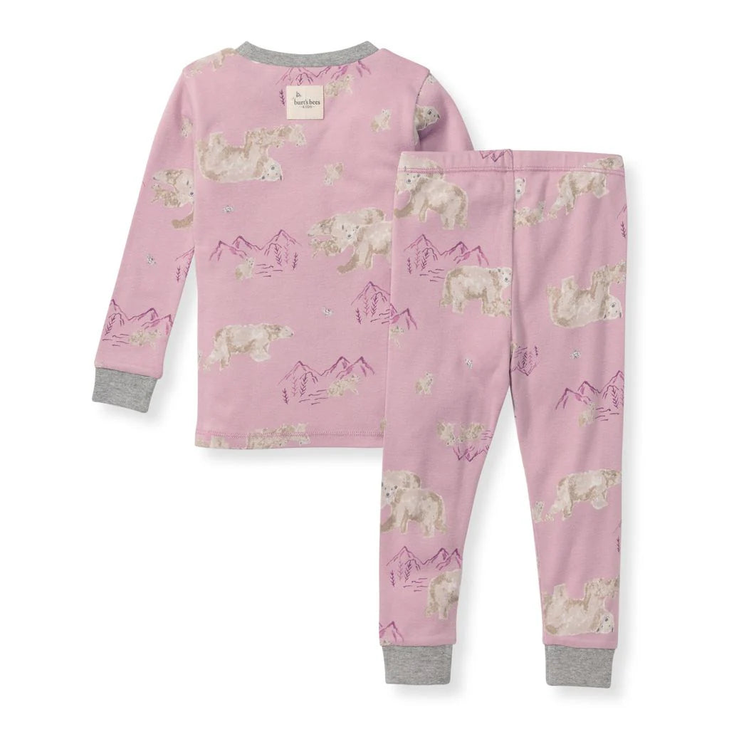 Polar Mountain PJ Set in Persian Rose