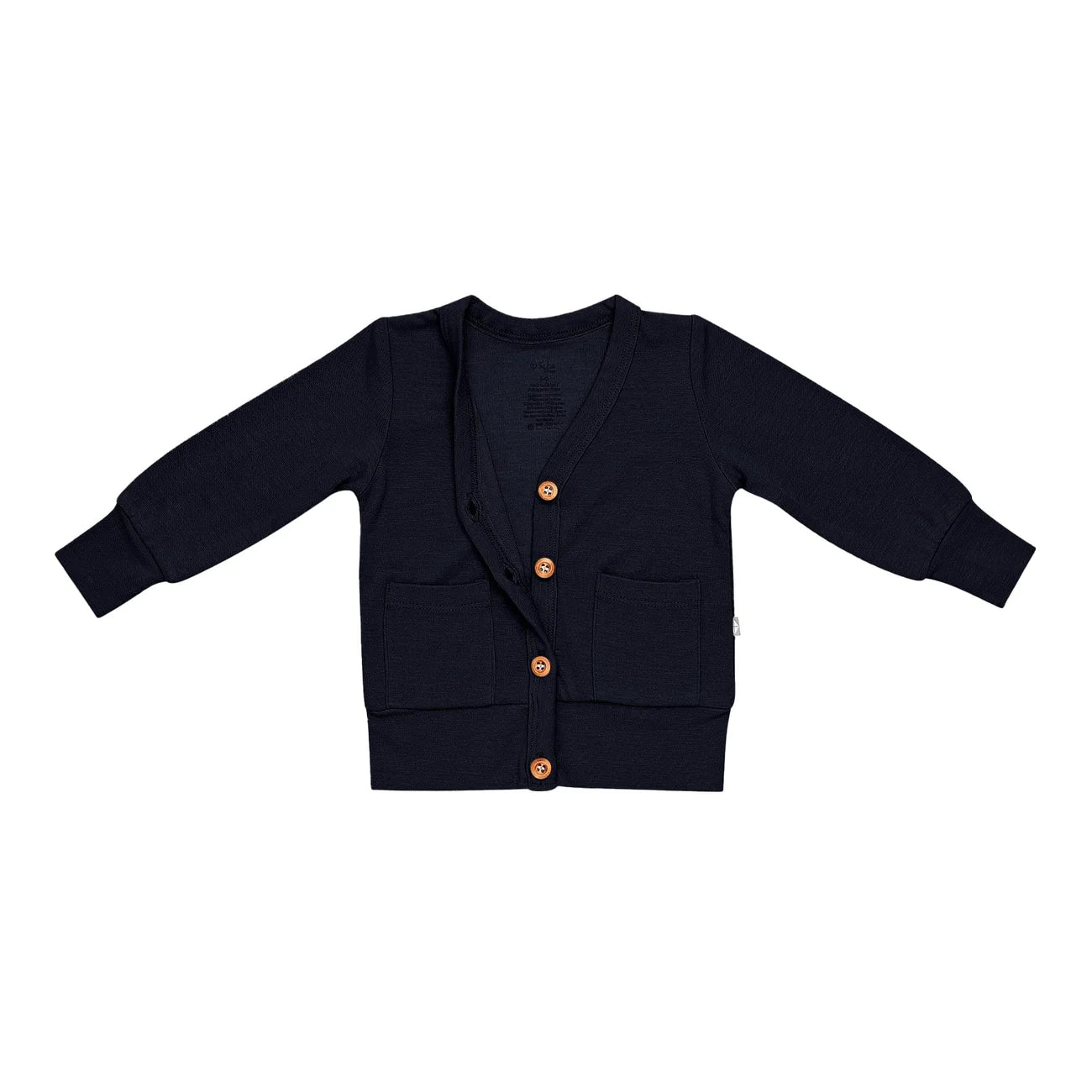Bamboo Jersey Cardigan in Midnight