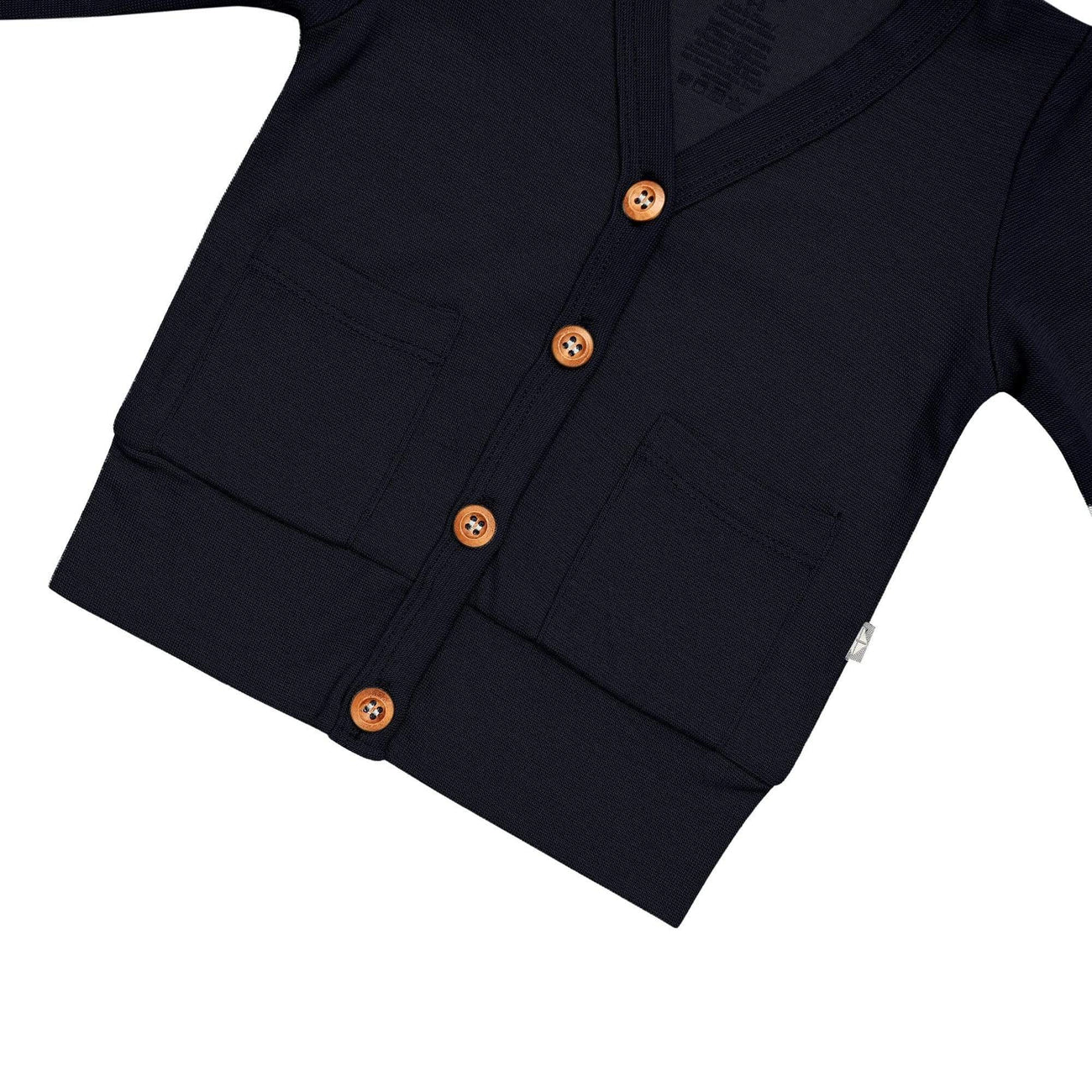 Bamboo Jersey Cardigan in Midnight