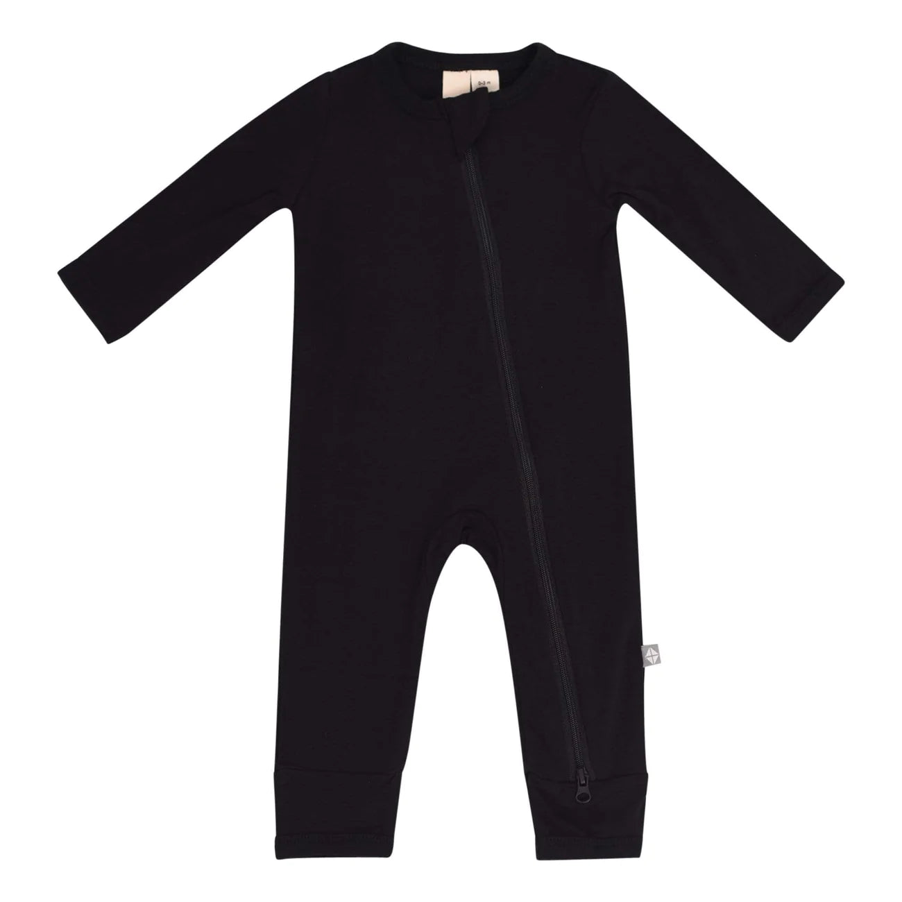 Zippered Romper in Midnight