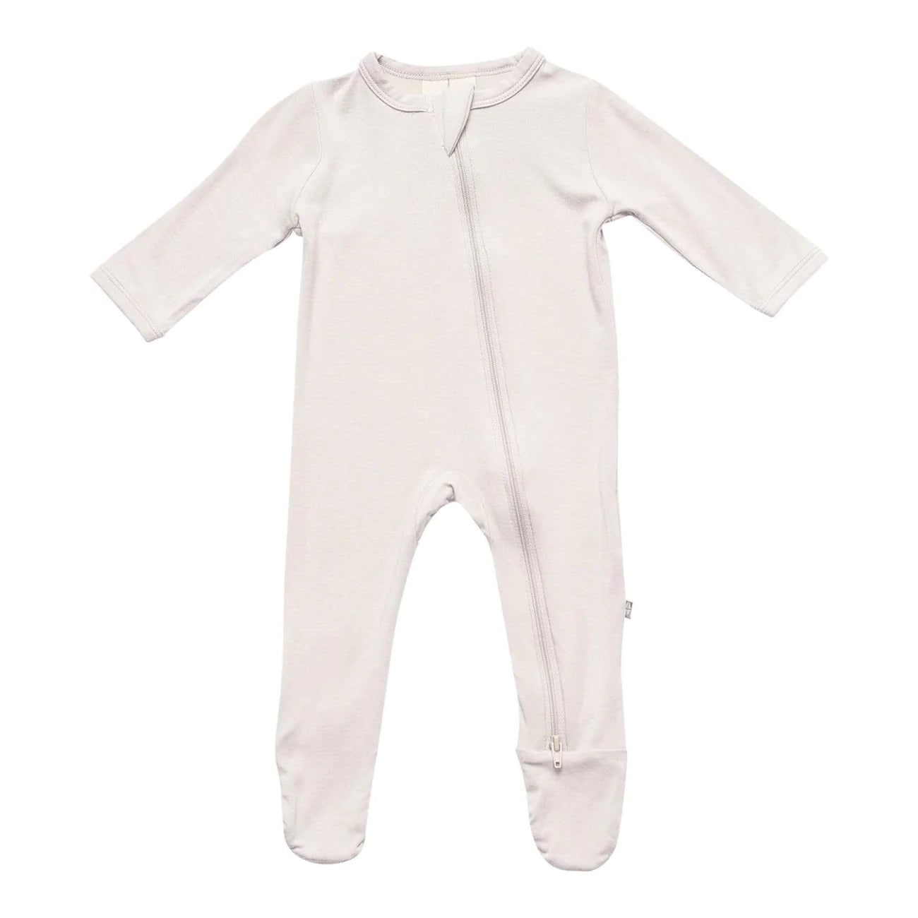 Zippered Footie in Oat
