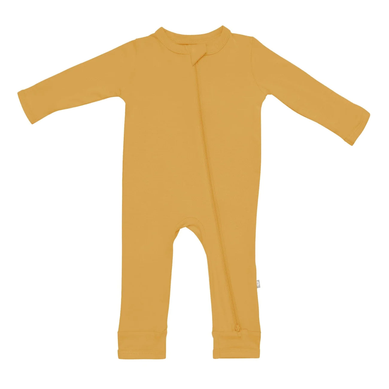 Zippered Romper in Marigold