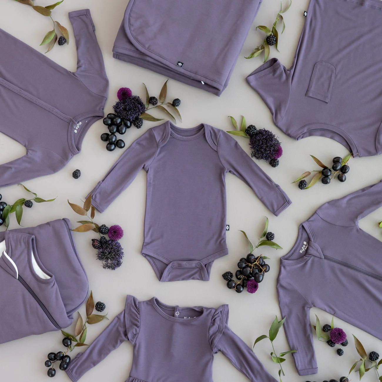 Long Sleeve Bodysuit in Currant