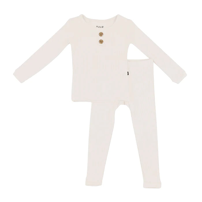 Ribbed Henley Set
