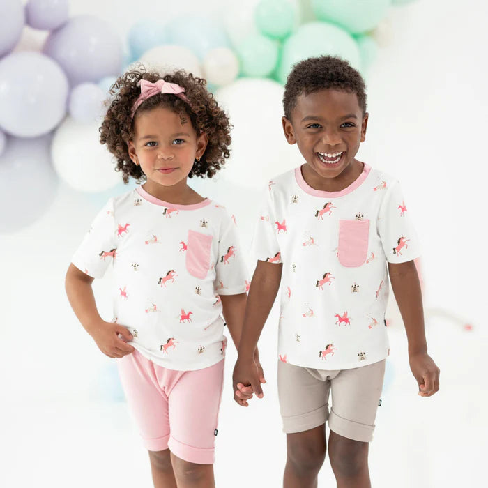 Toddler Crew Neck Tee in Unicorn