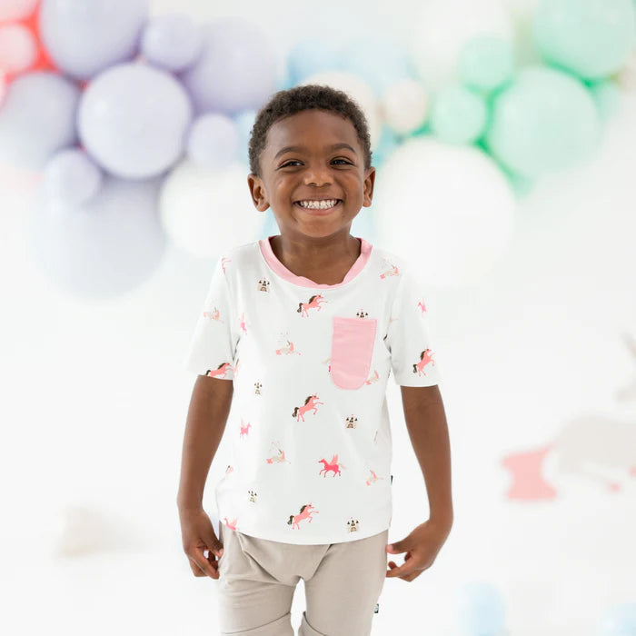 Toddler Crew Neck Tee in Unicorn