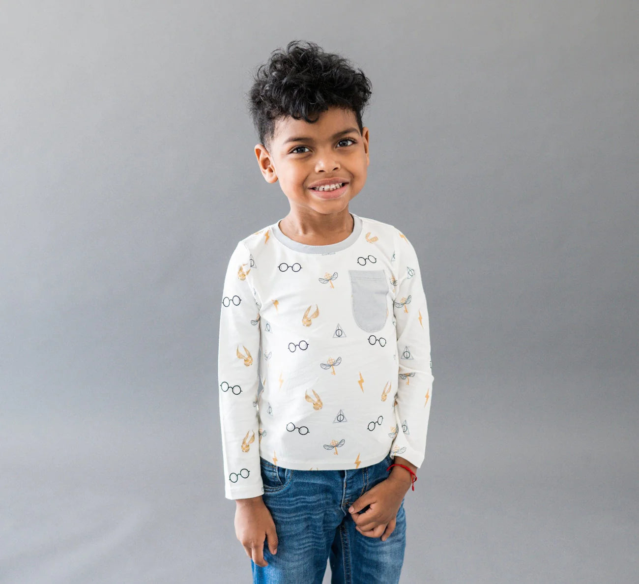 Long Sleeve Toddler Crew Neck Tee