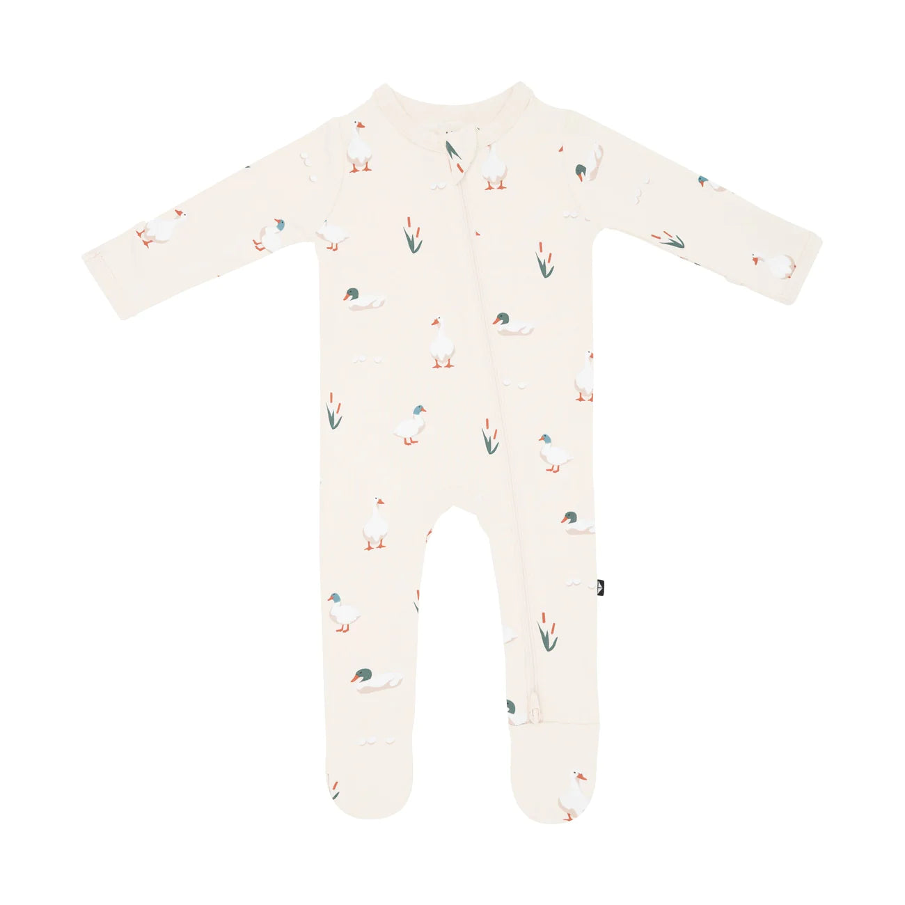 Zippered Footie in Duck