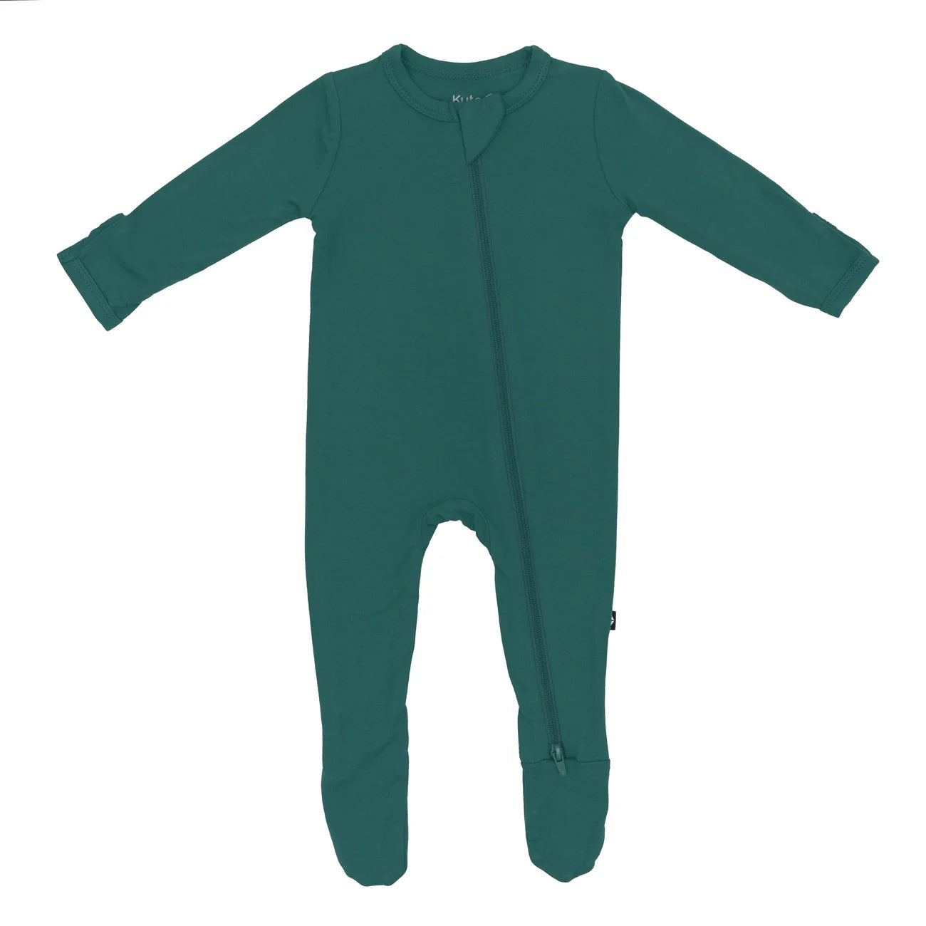 Zippered Footie in Emerald