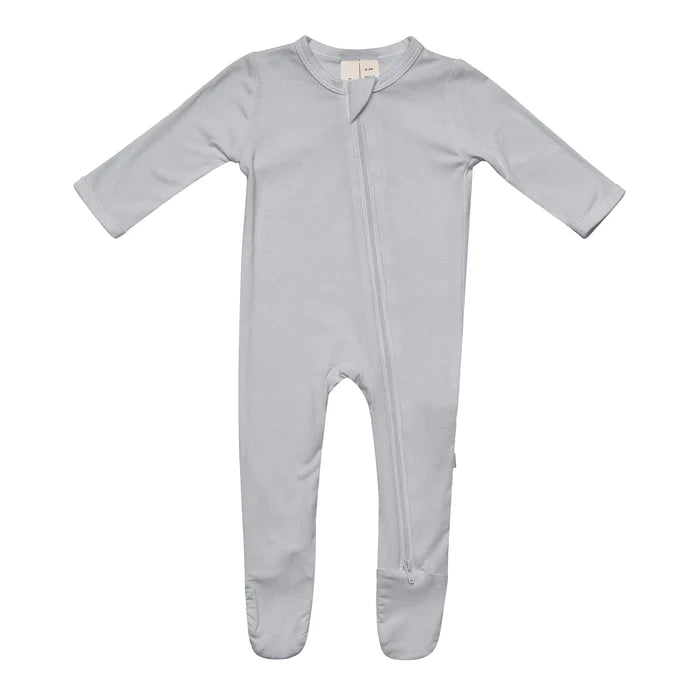 Zippered Footie in Storm
