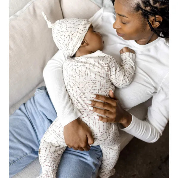 My Love Will Find You Footed Jumpsuit & Knot Top Hat