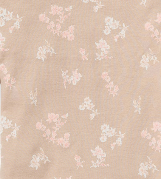 Whimiscal Floral Crib Sheet - Hummus