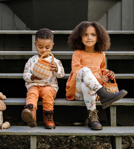 Turkey Time Organic Toddler Girl Shirt and Pant Set