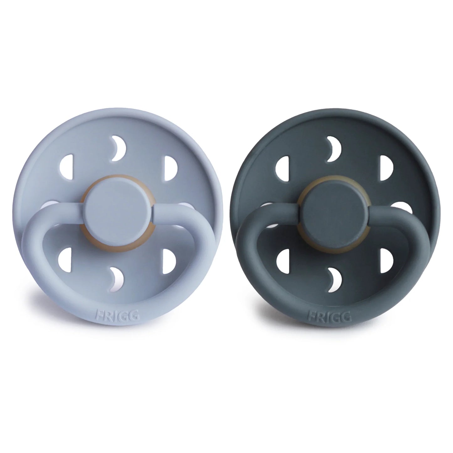 FRIGG Moon Natural Rubber Pacifier | 2-Pack