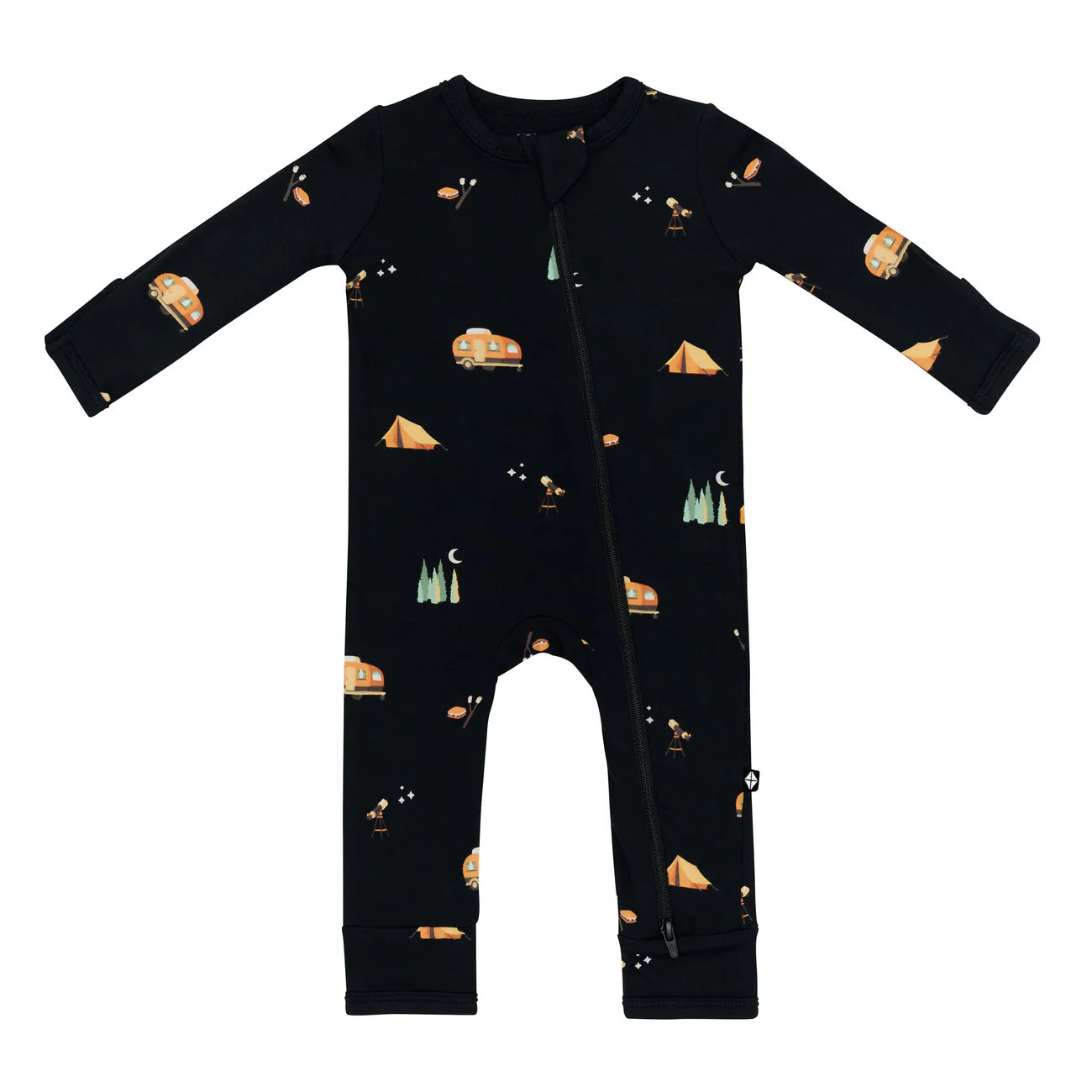 Zippered Romper in Under the Stars