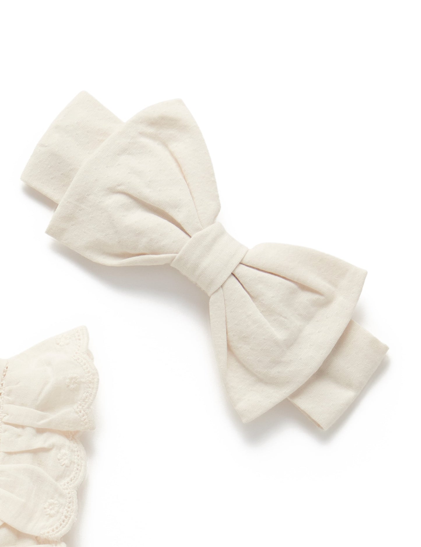 Pointelle Romper & Headband Set