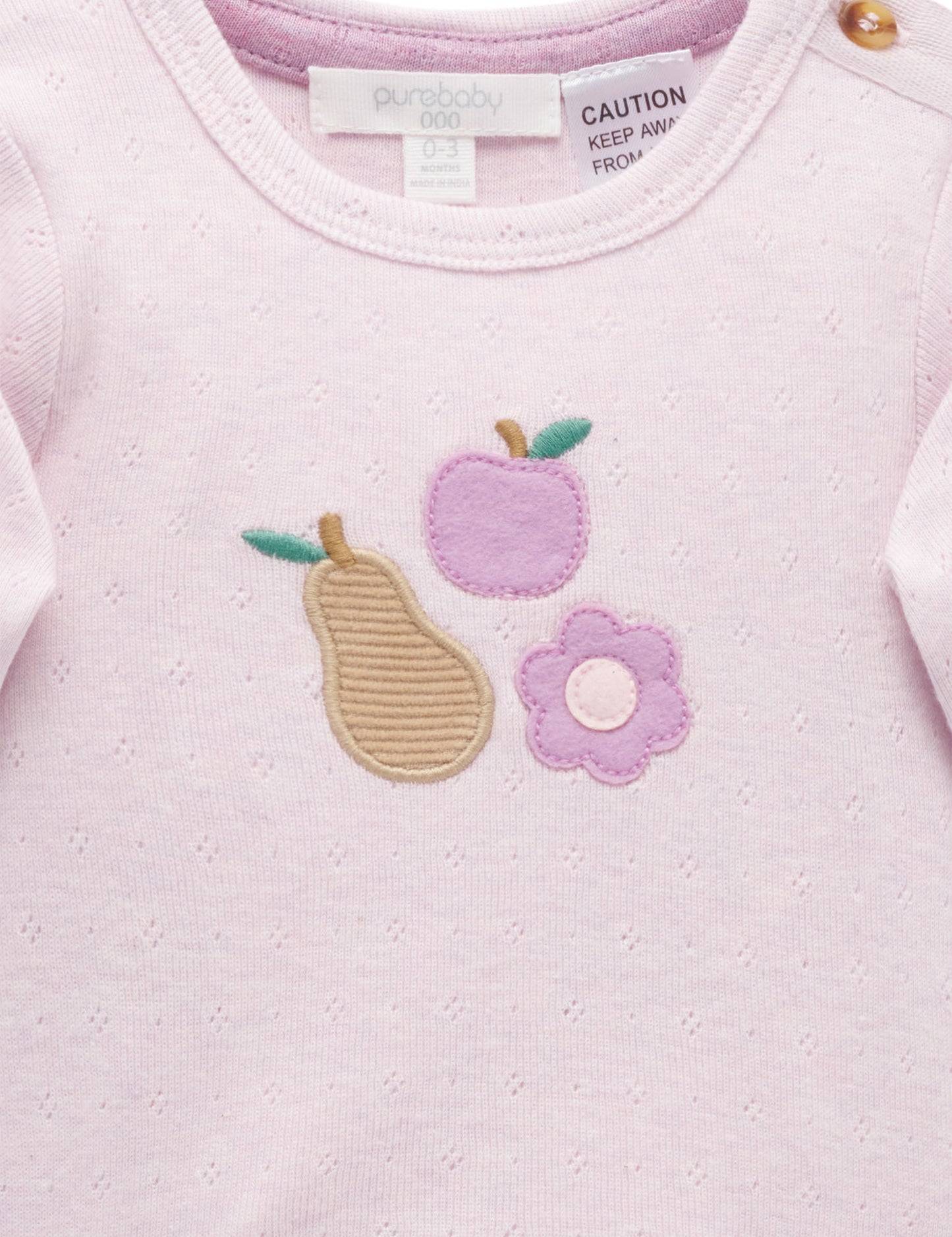 Applique Bodysuit Primrose