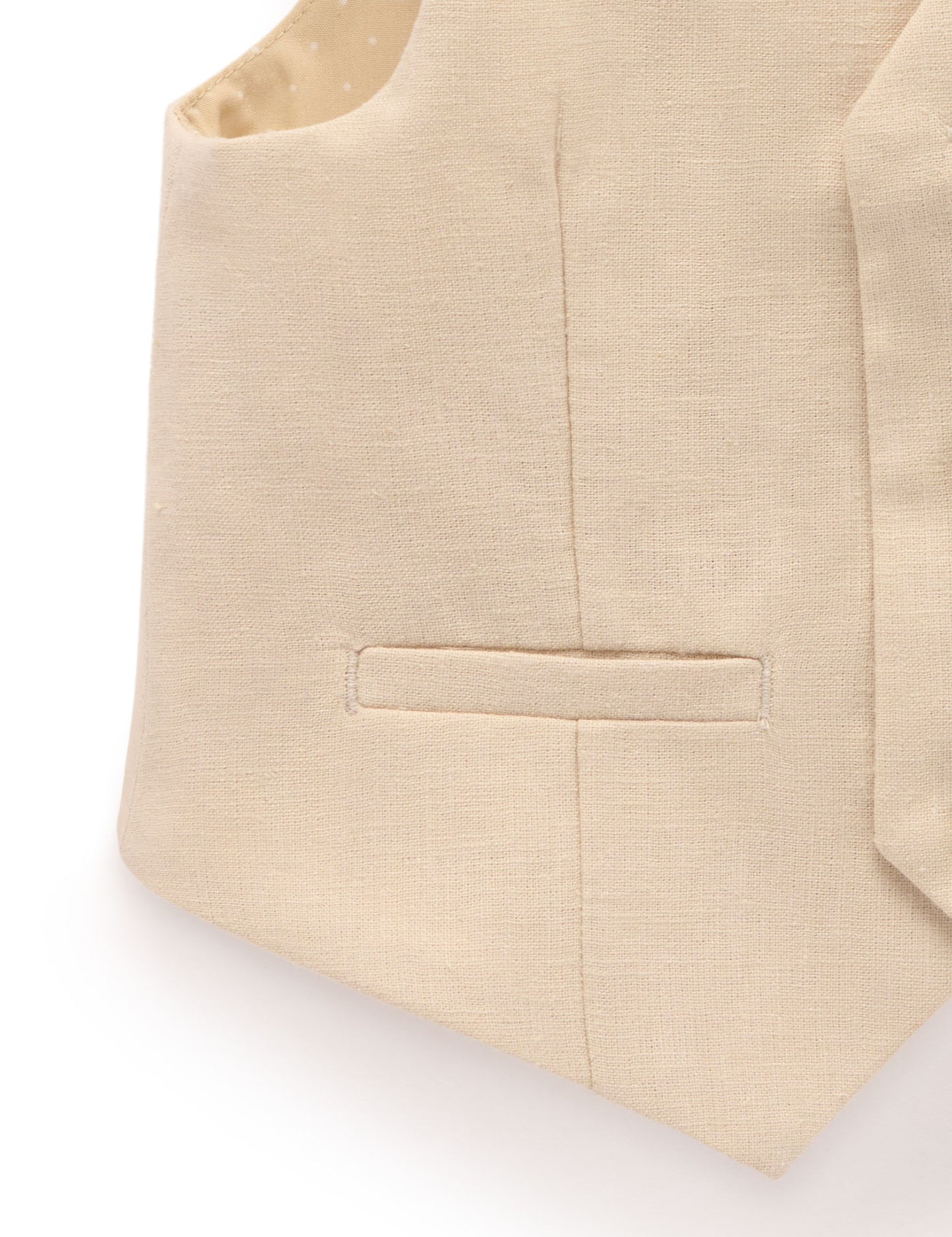 Classic Suit Vest in Desert