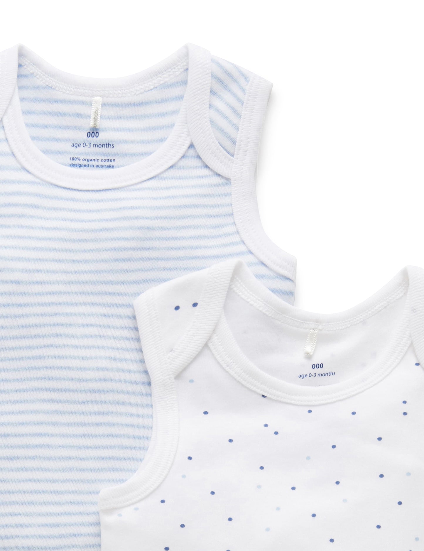 2 Pack Singlet Bodysuit