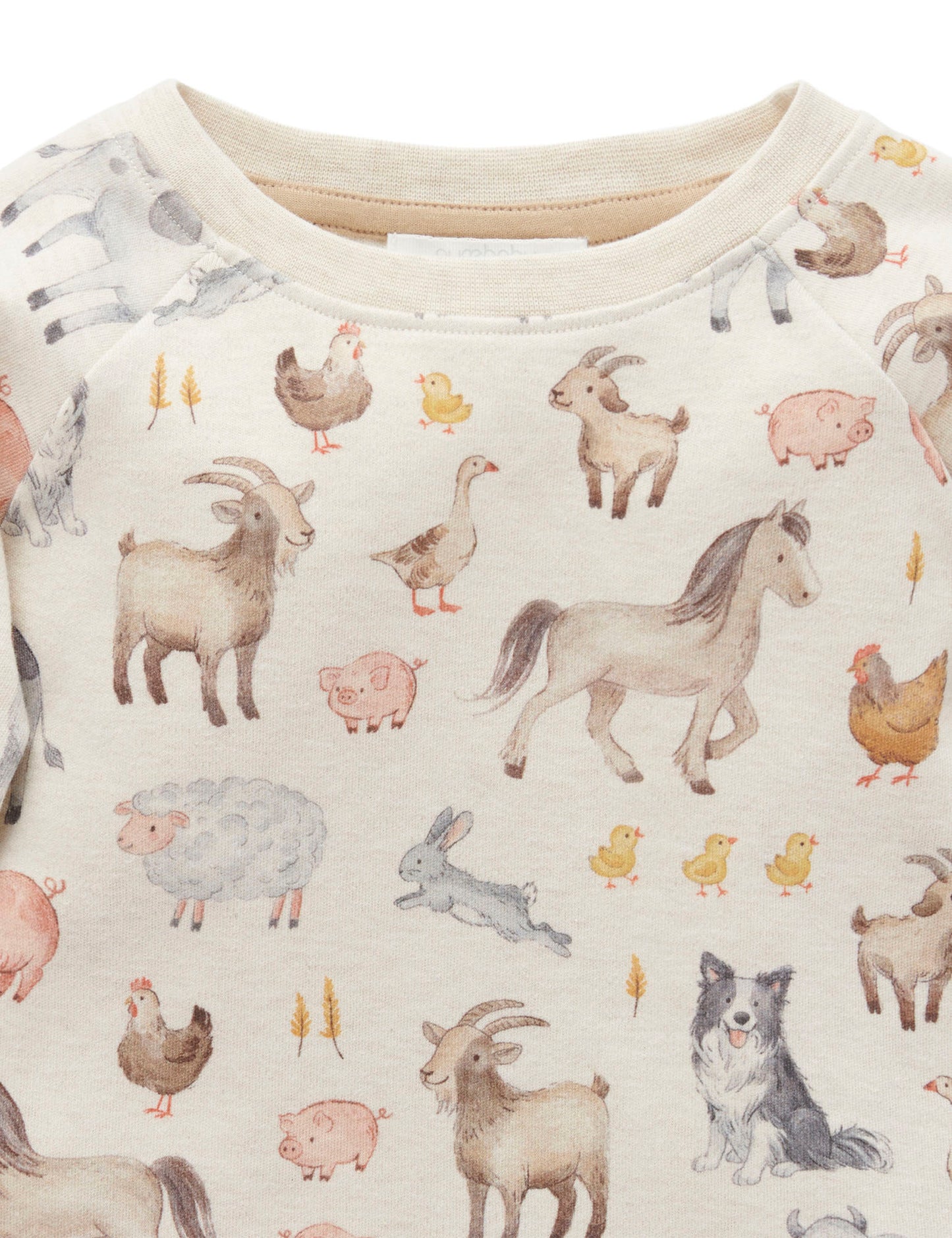 Farm Animals Thick LS Tee