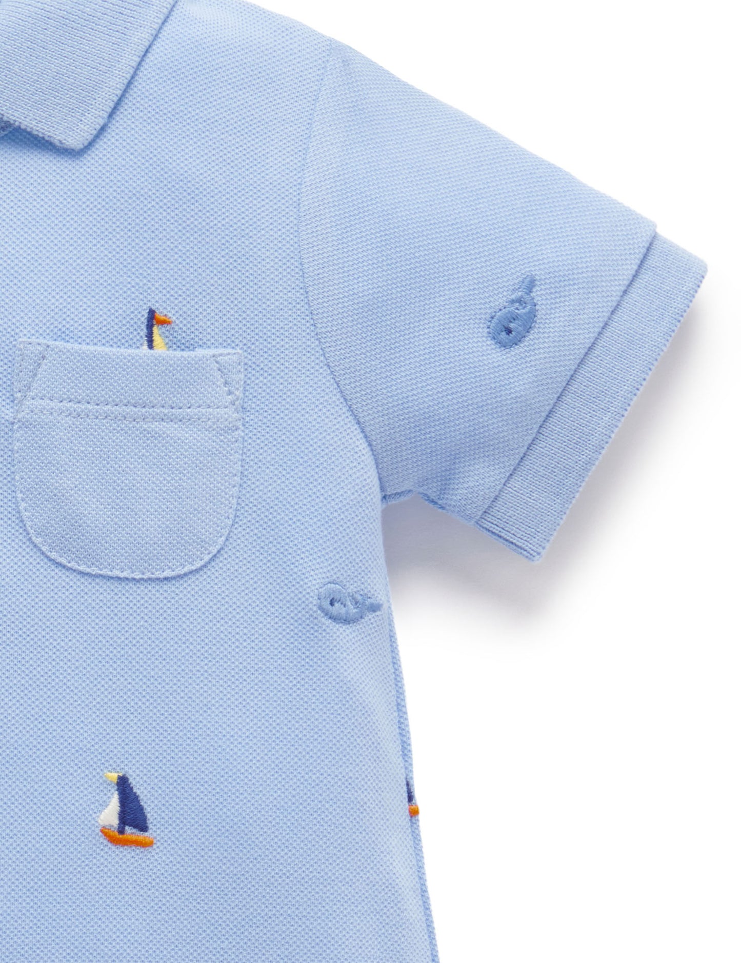 Yacht Polo S/S Growsuit