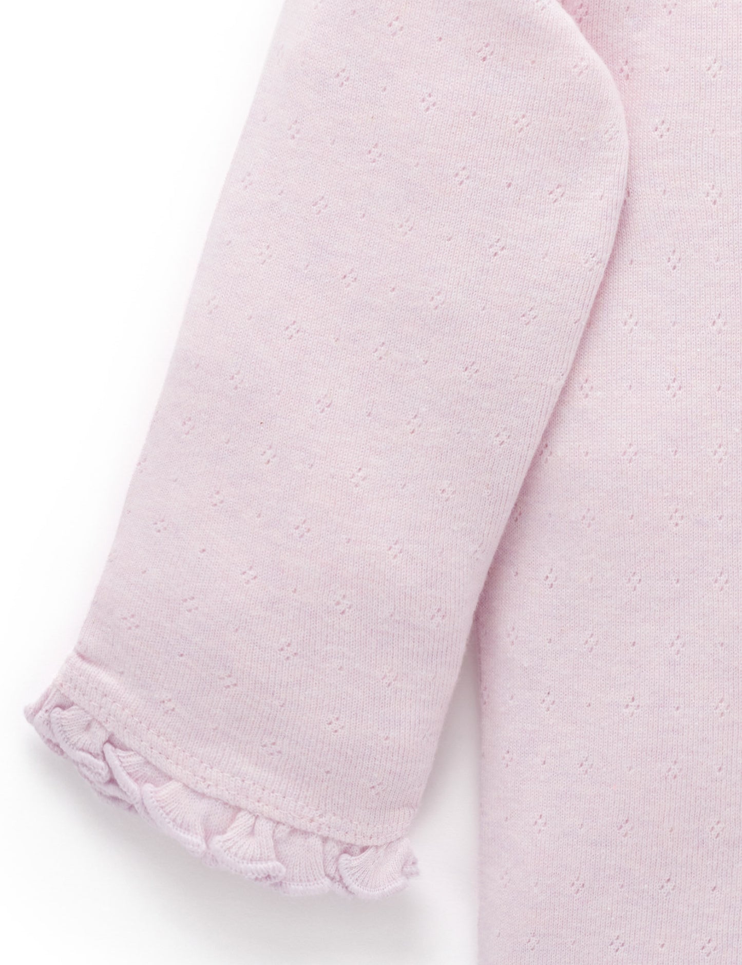 Pointelle Rib Layering Top