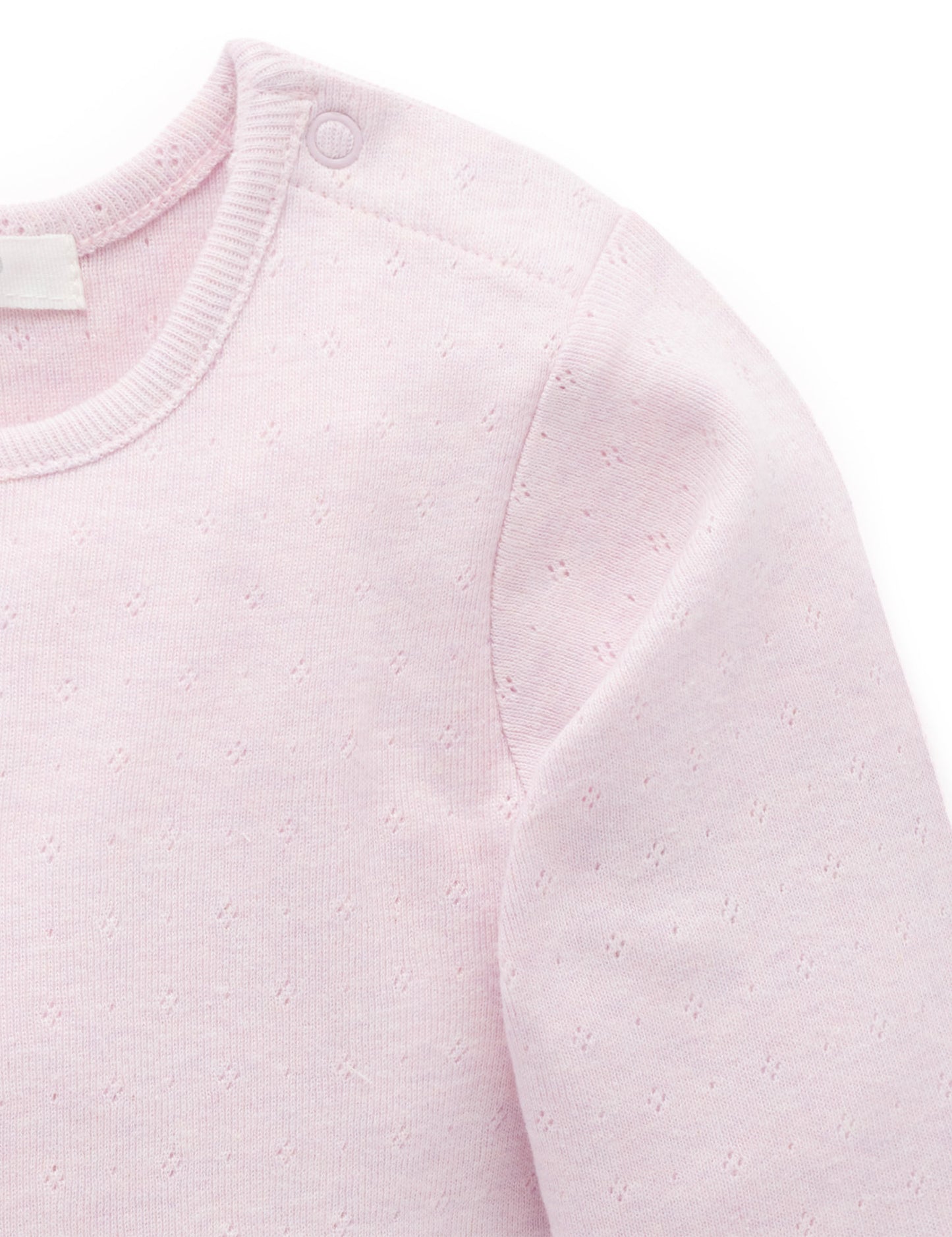 Pointelle Rib Layering Top