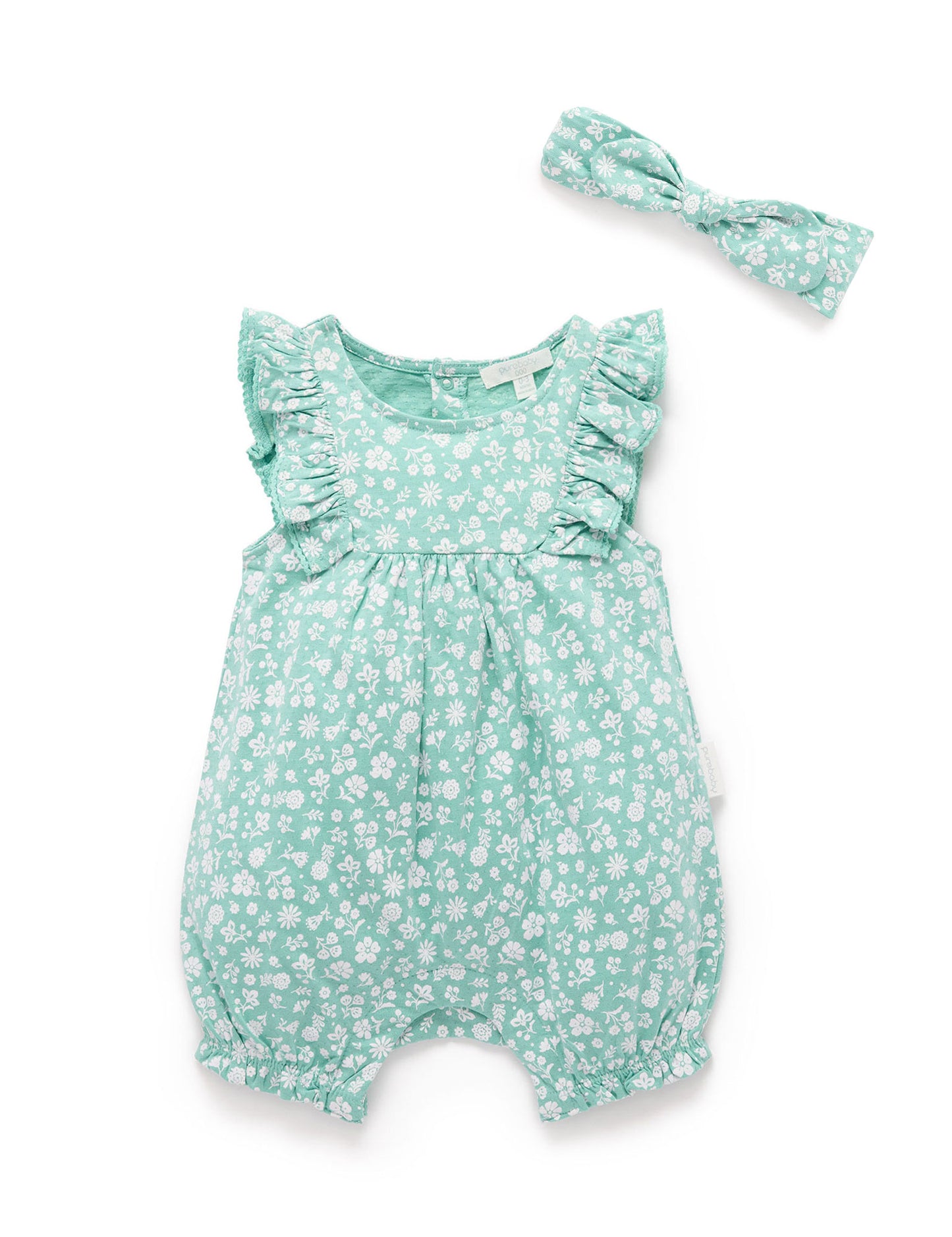 Ruffle Shortie Growsuit Set