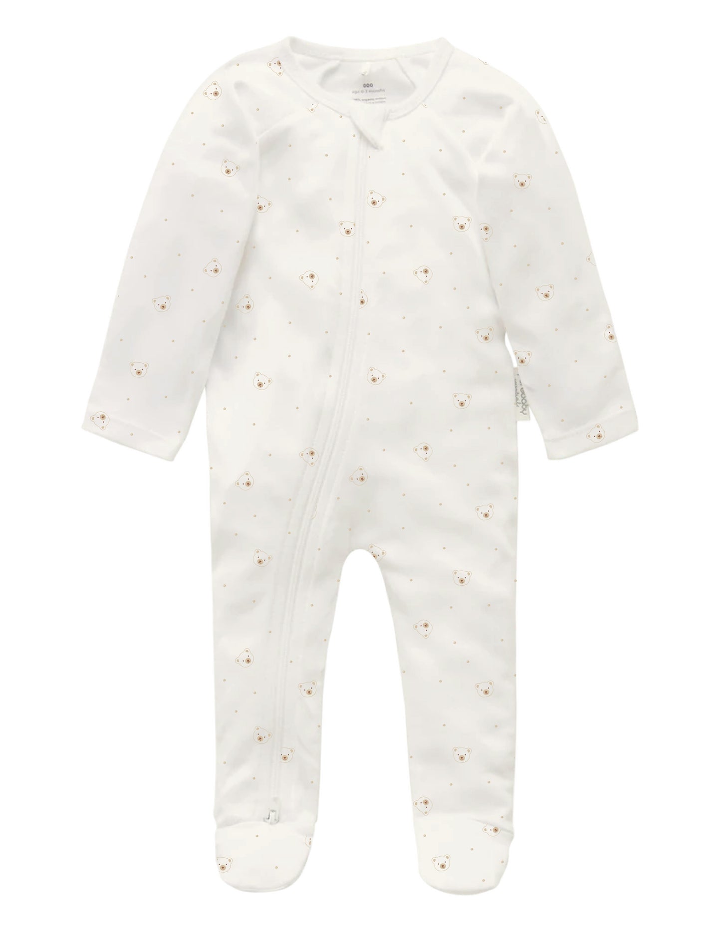 Vanilla Bear Zip Growsuit