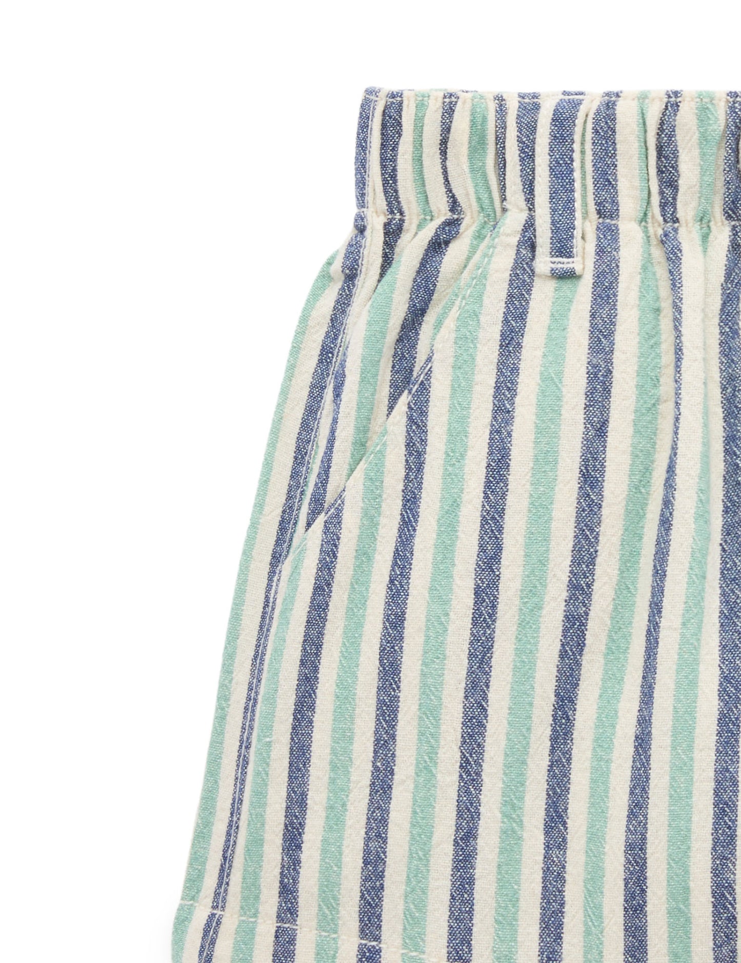 Pull on Short in Iguana Stripe
