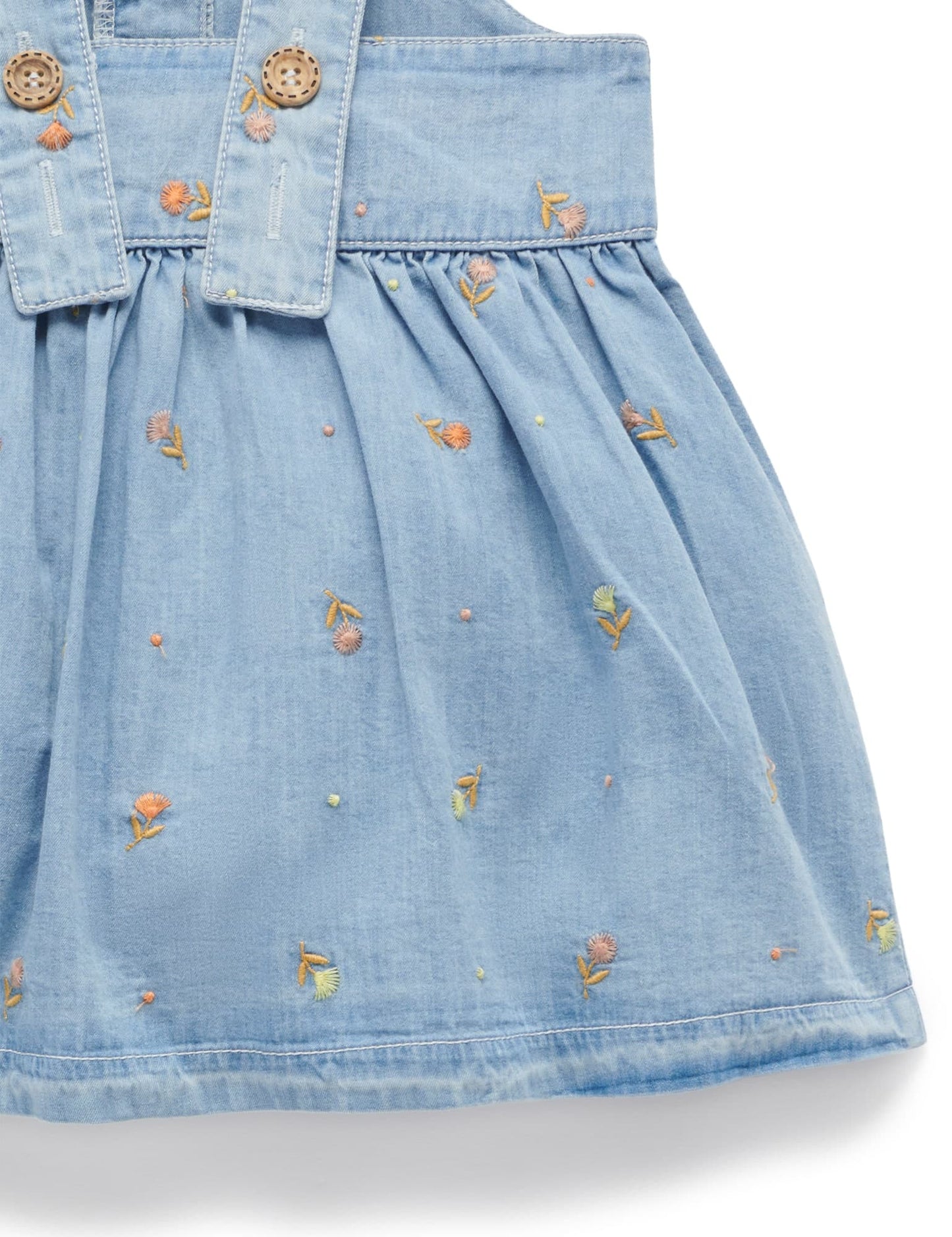 Embroidered Pinnie - Tufted Floral Broderie