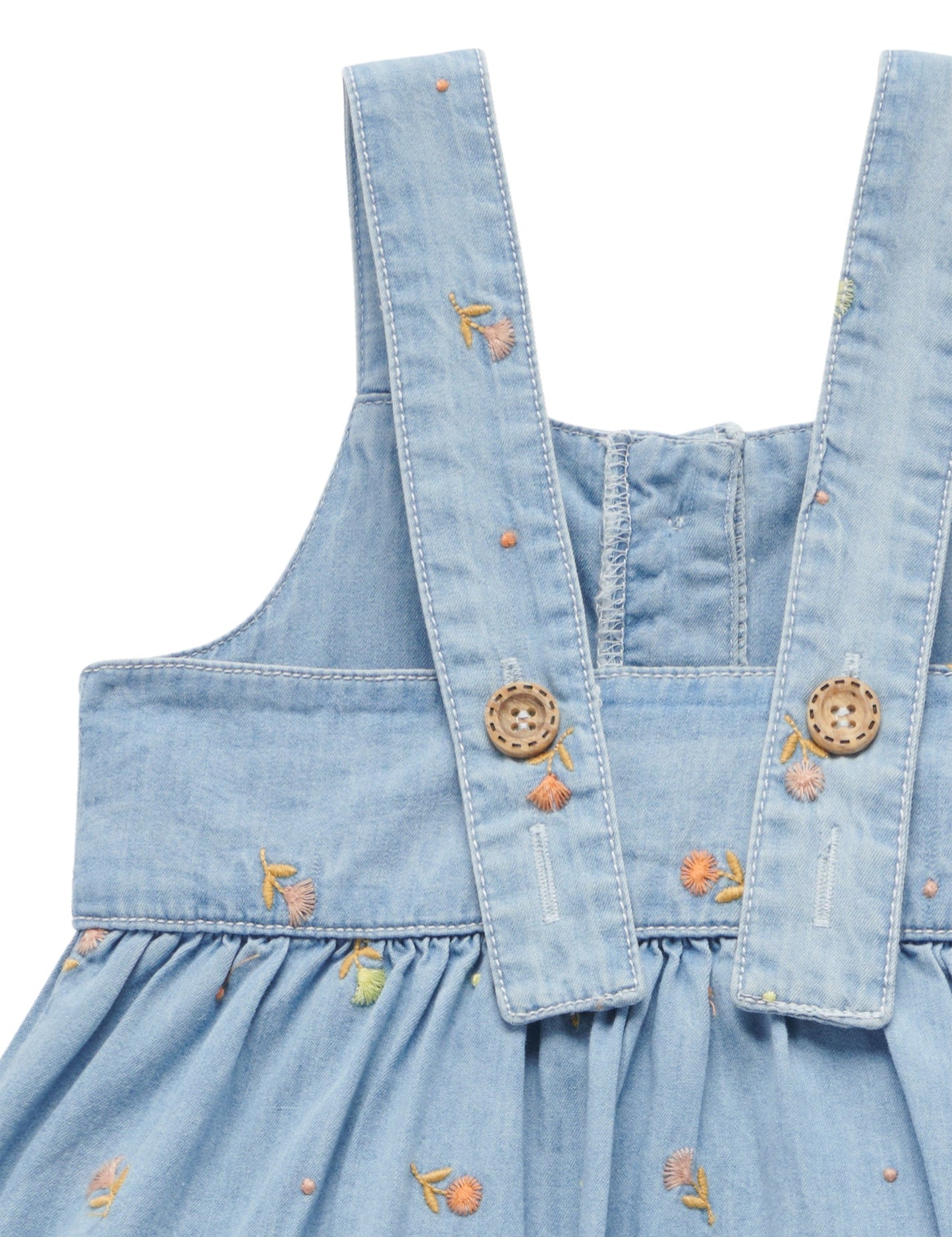 Embroidered Pinnie - Tufted Floral Broderie