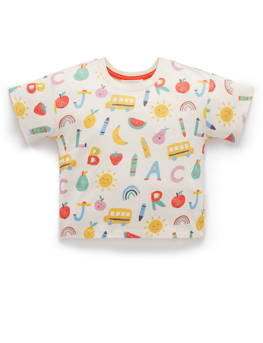 Alphabet Relaxed Tee