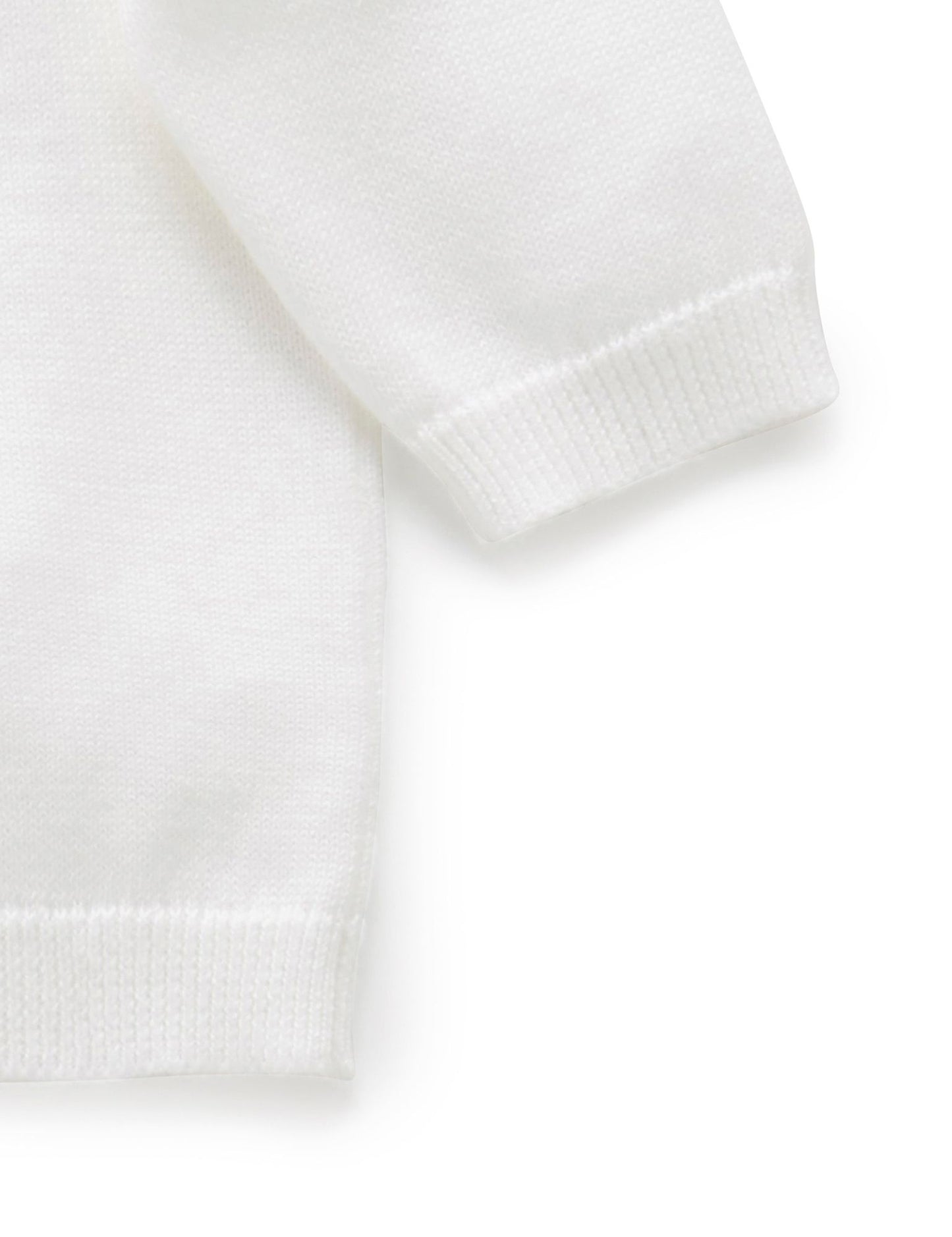 Basic Cardigan in White