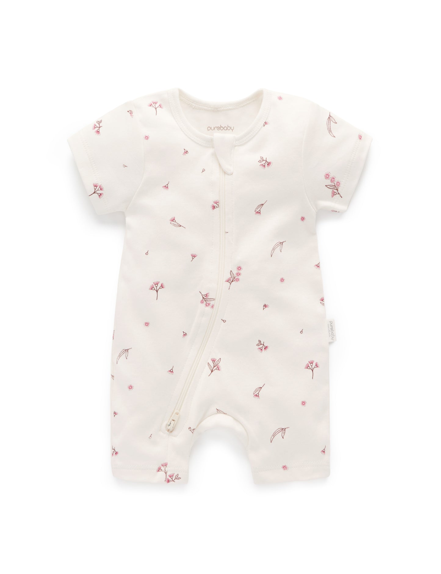 S/S Short Leg Zip Growsuit