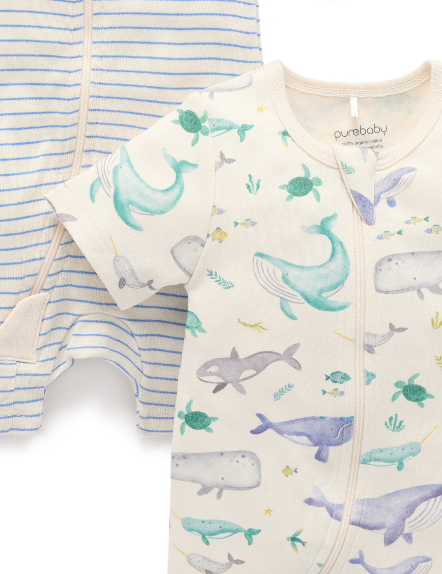2 PK Whale Growsuit