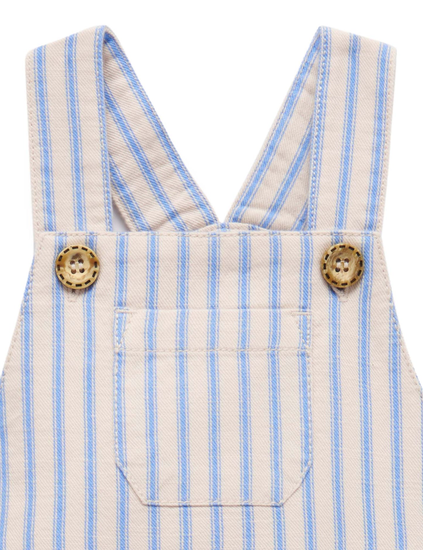 Striped Overalls