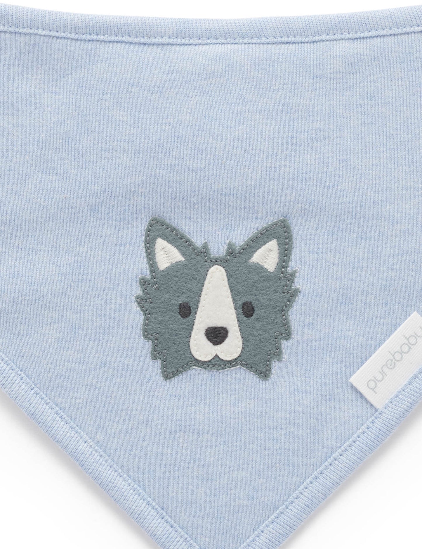 Bandana Bib - Wolf