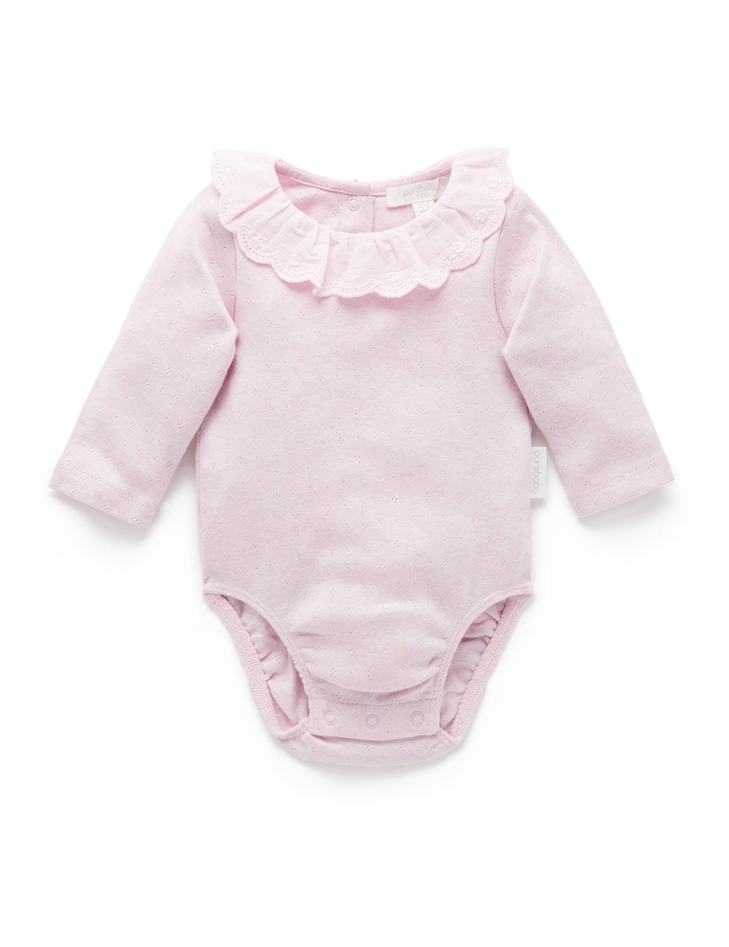 Ruffle Bodysuit in Primrose