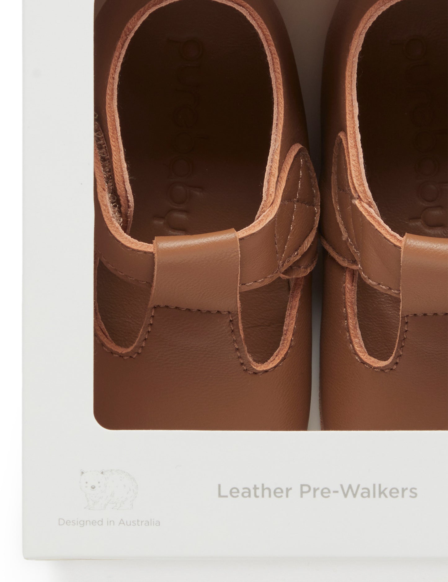 Leather T-Bar - Tan