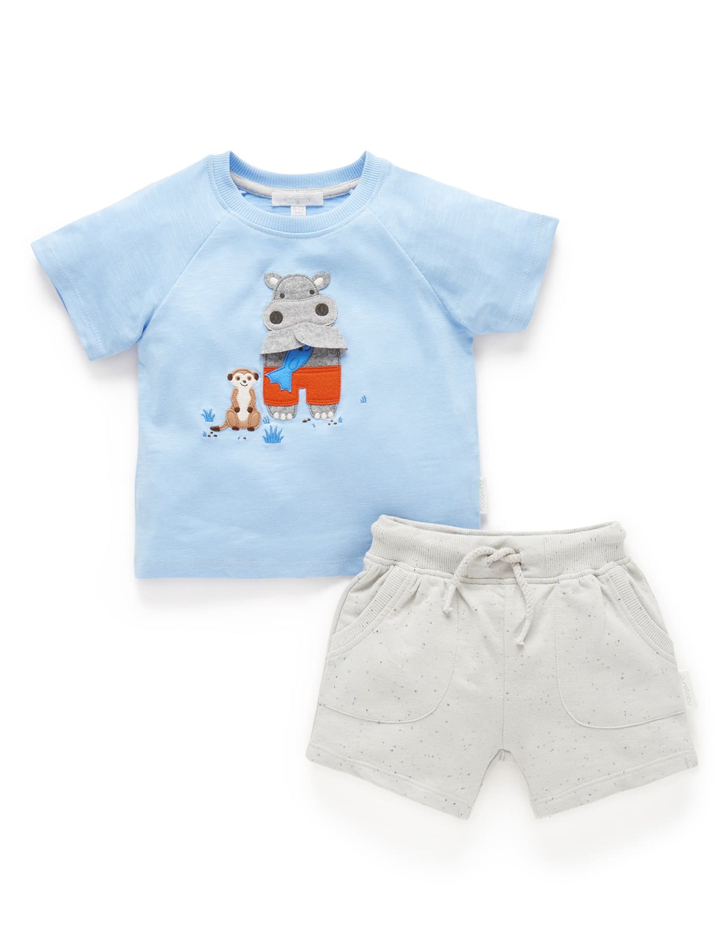 Sprinkle Grey Pull-on Short