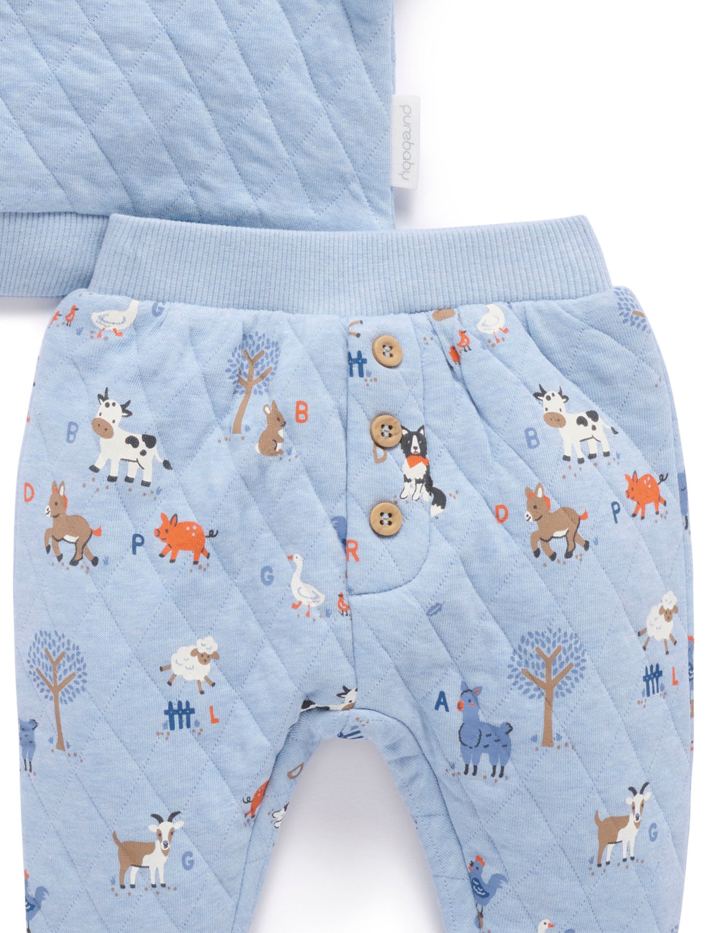 Quilted Track Set - Farm