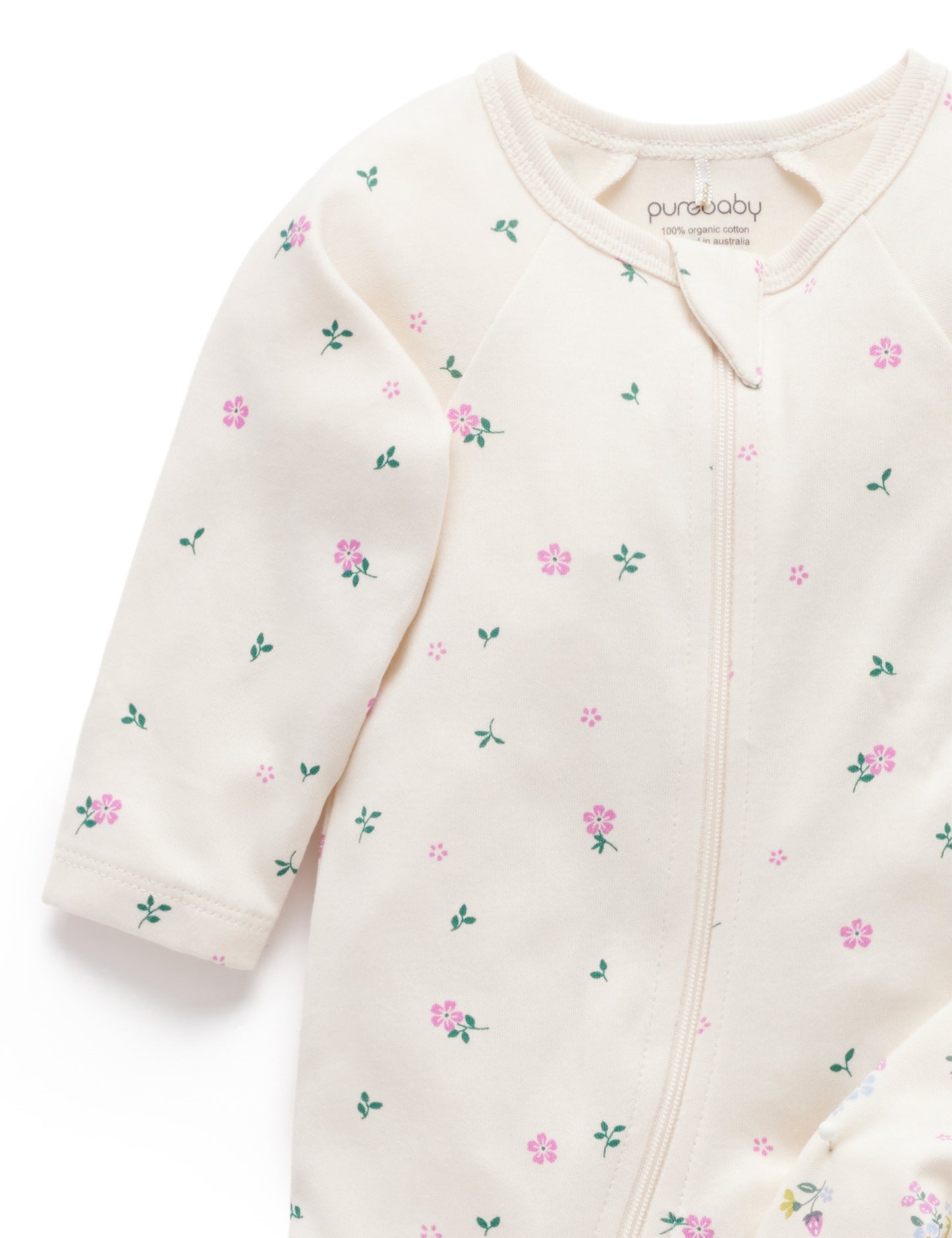 Cherry Blossom Zip Growsuit 2Pack