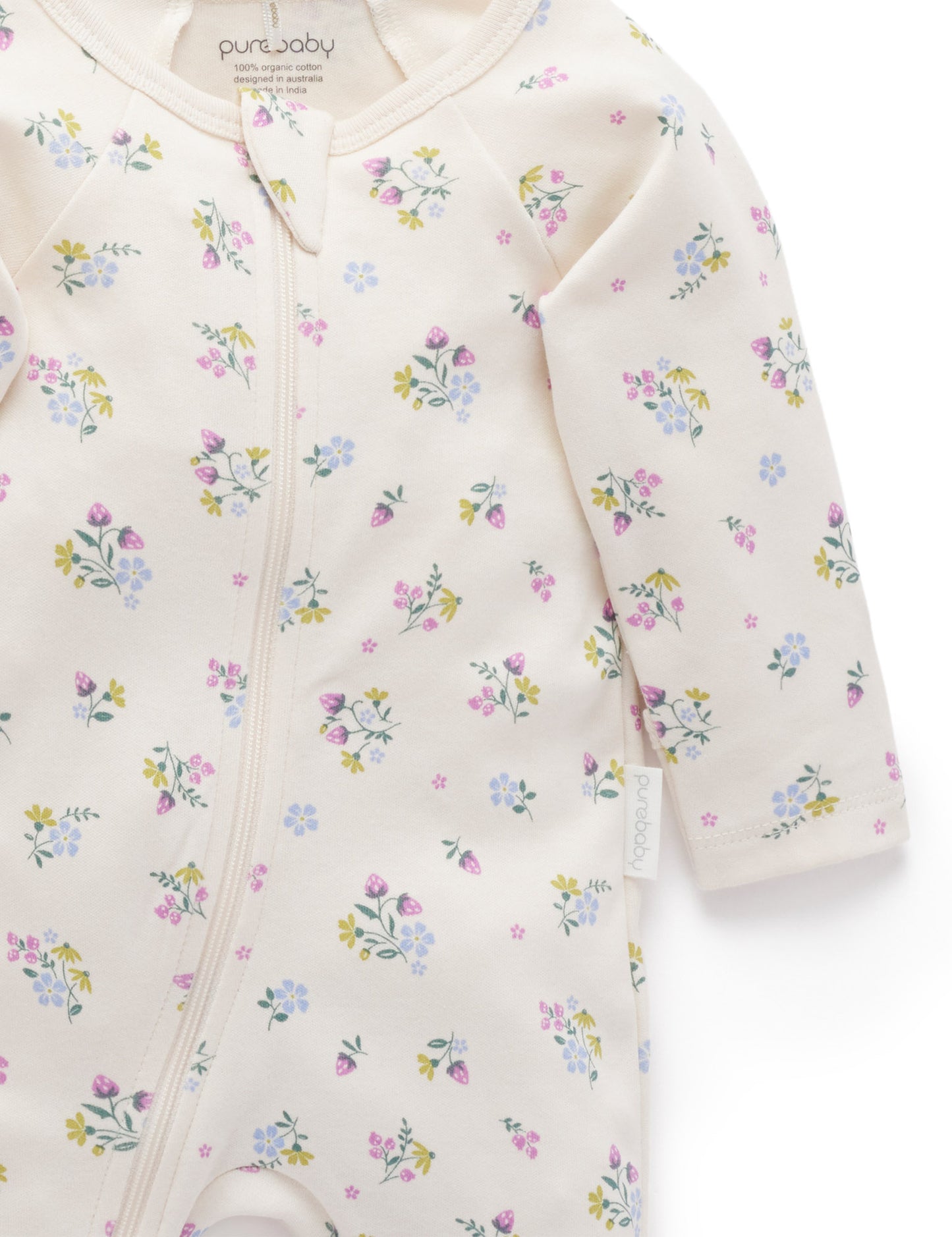 Cherry Blossom Zip Growsuit 2Pack