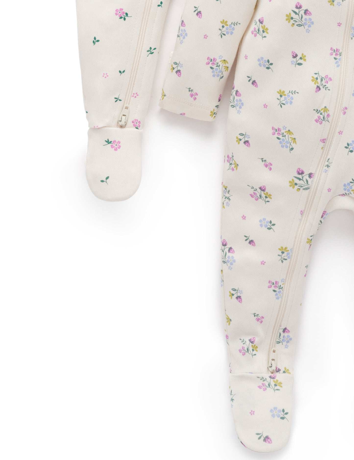 Cherry Blossom Zip Growsuit 2Pack