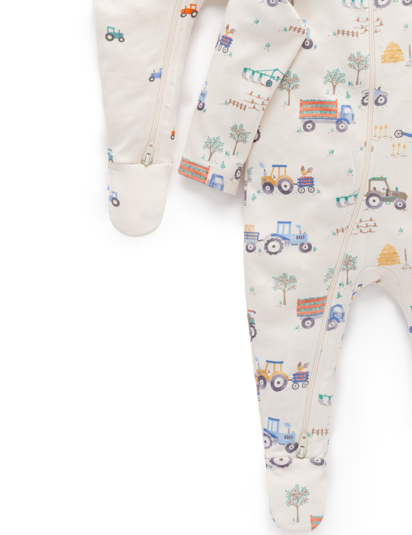 Vehicles Zip Growsuit 2 Pack